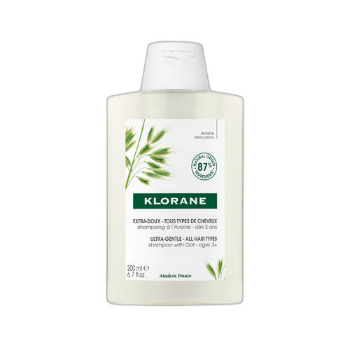 Image Klorane Shampoing Extra-doux - Tous types de cheveux - à l'Avoine 200 ml