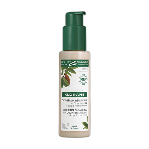 Image Klorane — Cica-sérum Réparateur au Cupuaçu BIO & acide hyaluronique — Cheveux très secs, abîmés 100 ml