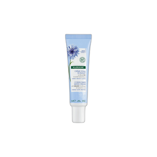 Image Klorane - Bleuet - Crème d’Eau au Bleuet BIO et Acide hyaluronique - Visage et yeux 30 ml