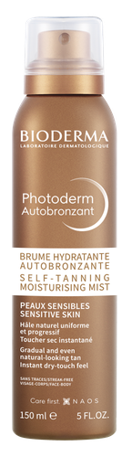 Bioderma Photoderm Brume Hydratante Autobronzante pour les peaux sensibles